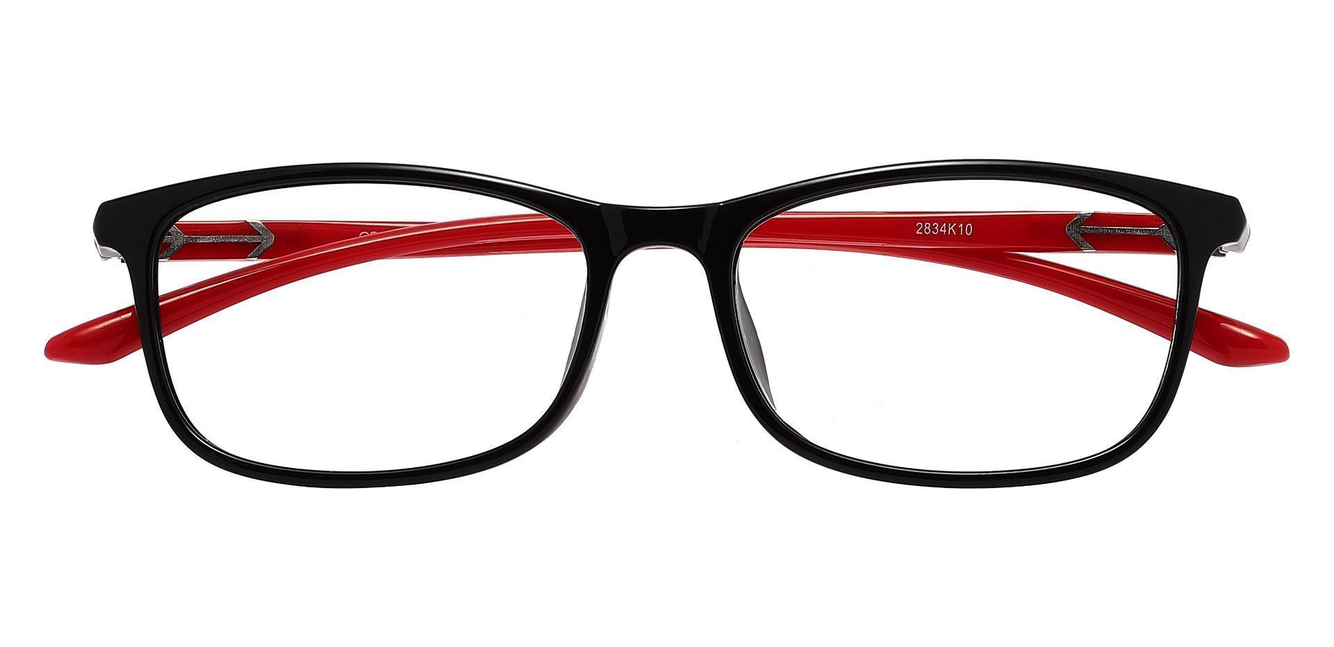 Glasgow Rectangle Prescription Glasses Black Men's Eyeglasses