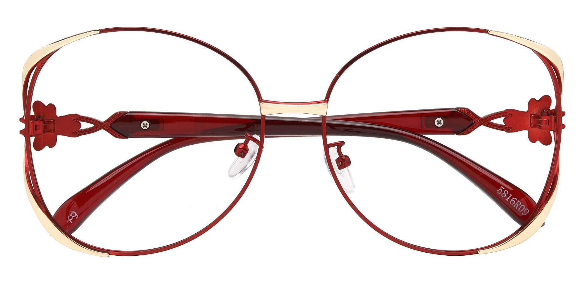 Nina Round Reading Glasses - Red