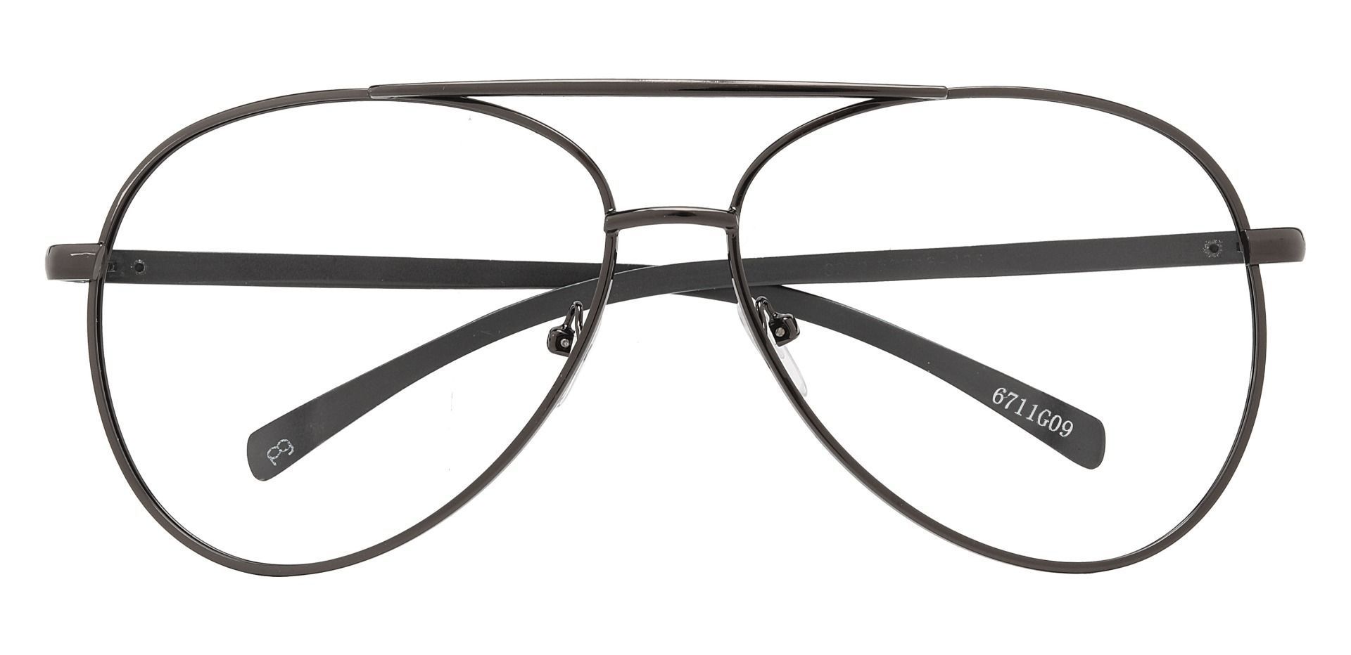 Marius Aviator Single Vision Glasses - Gray