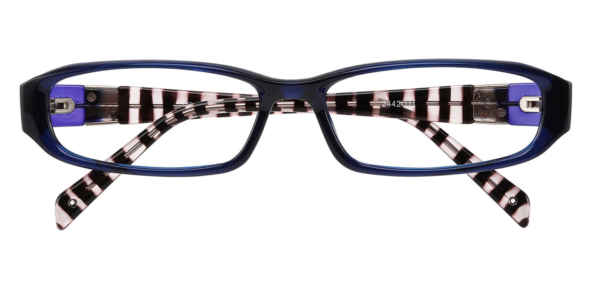 Mulberry Rectangle Reading Glasses - Blue