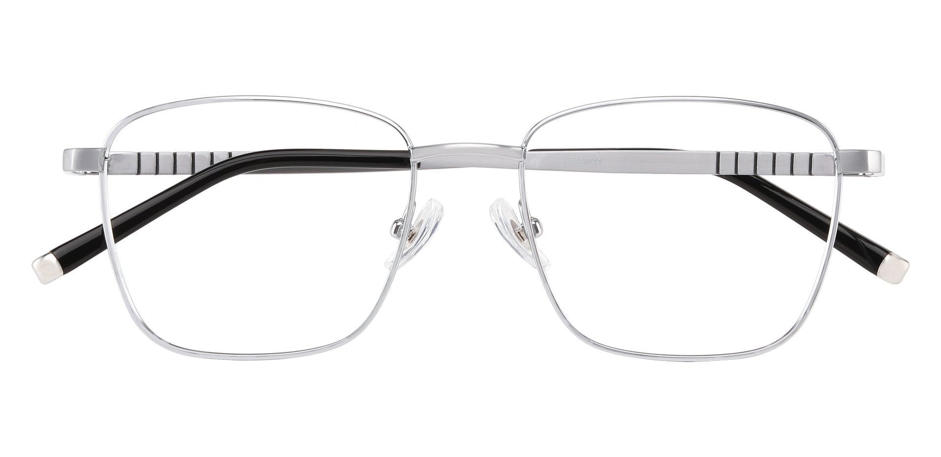 May Square Eyeglasses Frame - Silver