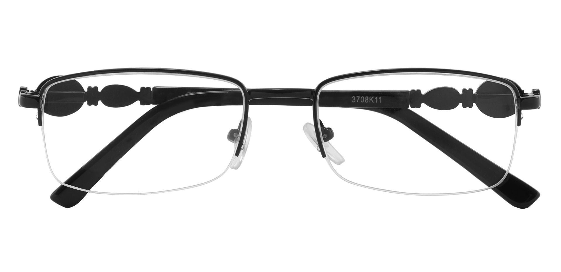Crowley Rectangle Reading Glasses - Black