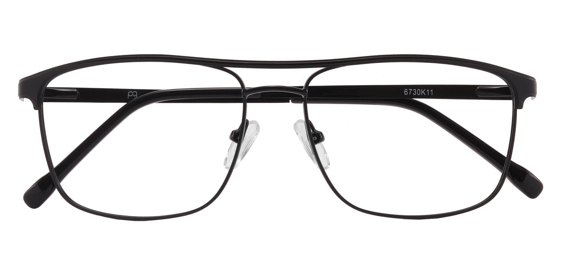 Darren Aviator Prescription Glasses - Black
