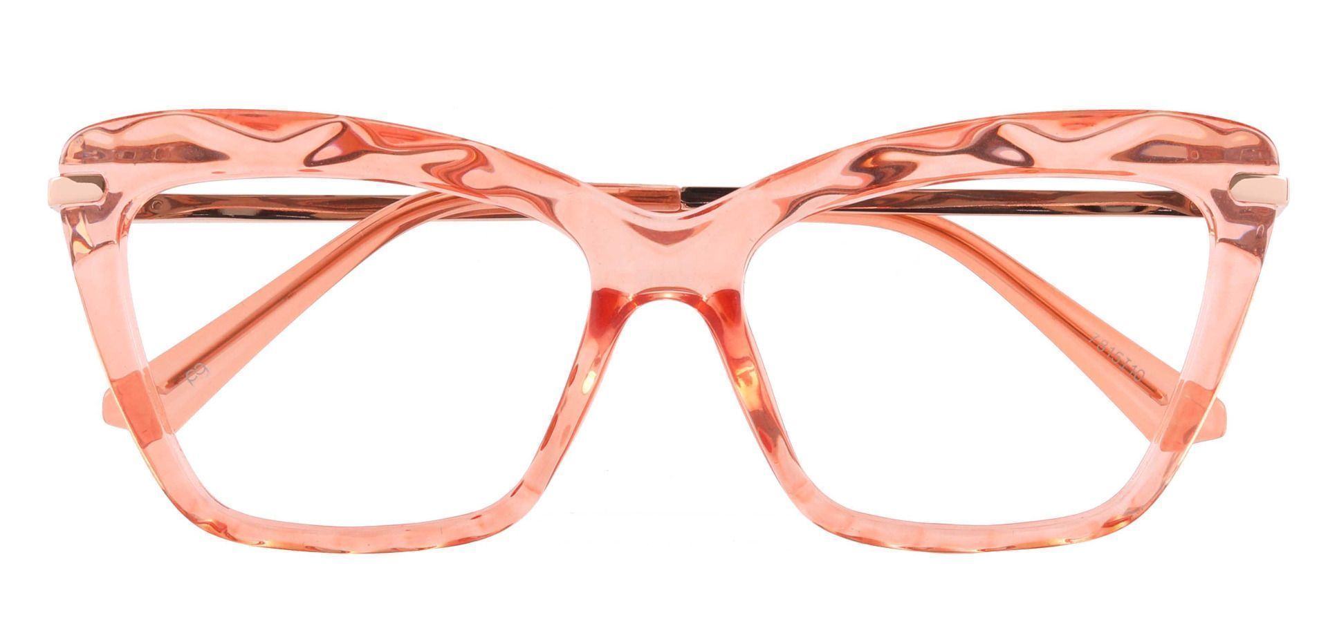 Rochelle Cat Eye Lined Bifocal Glasses - Pink