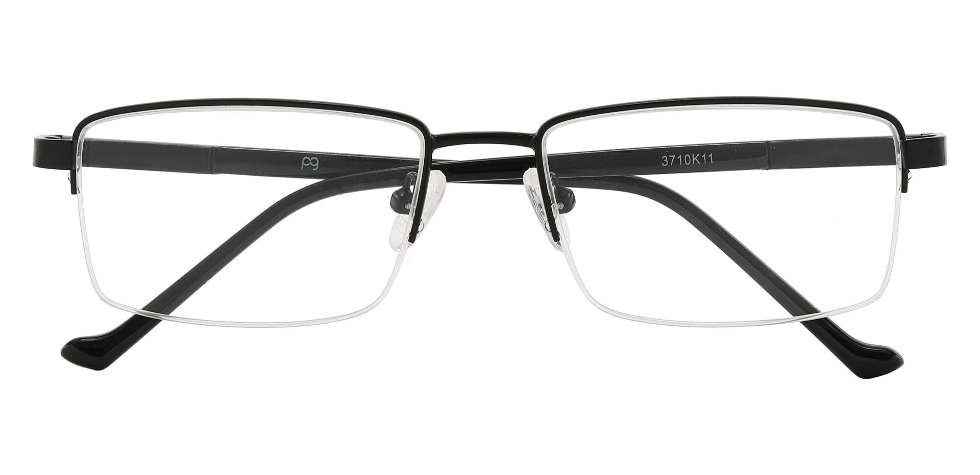 Burton Rectangle Reading Glasses - Black