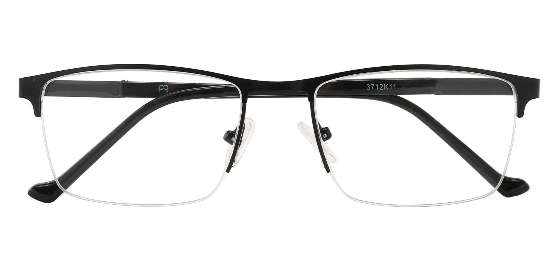 Arbor Rectangle Eyeglasses Frame - Black