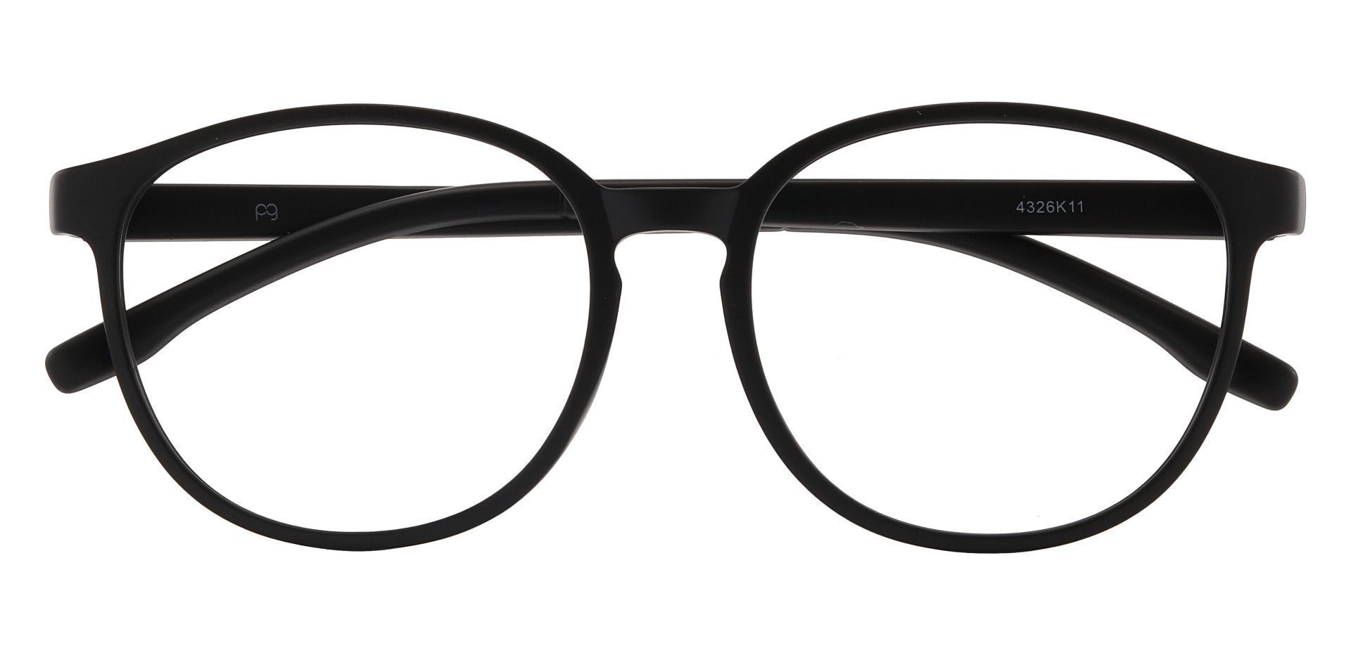 Molasses Oval Progressive Glasses - Black