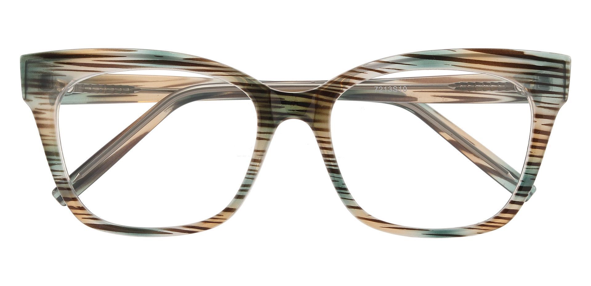 Hera Cat Eye Lined Bifocal Glasses - Striped