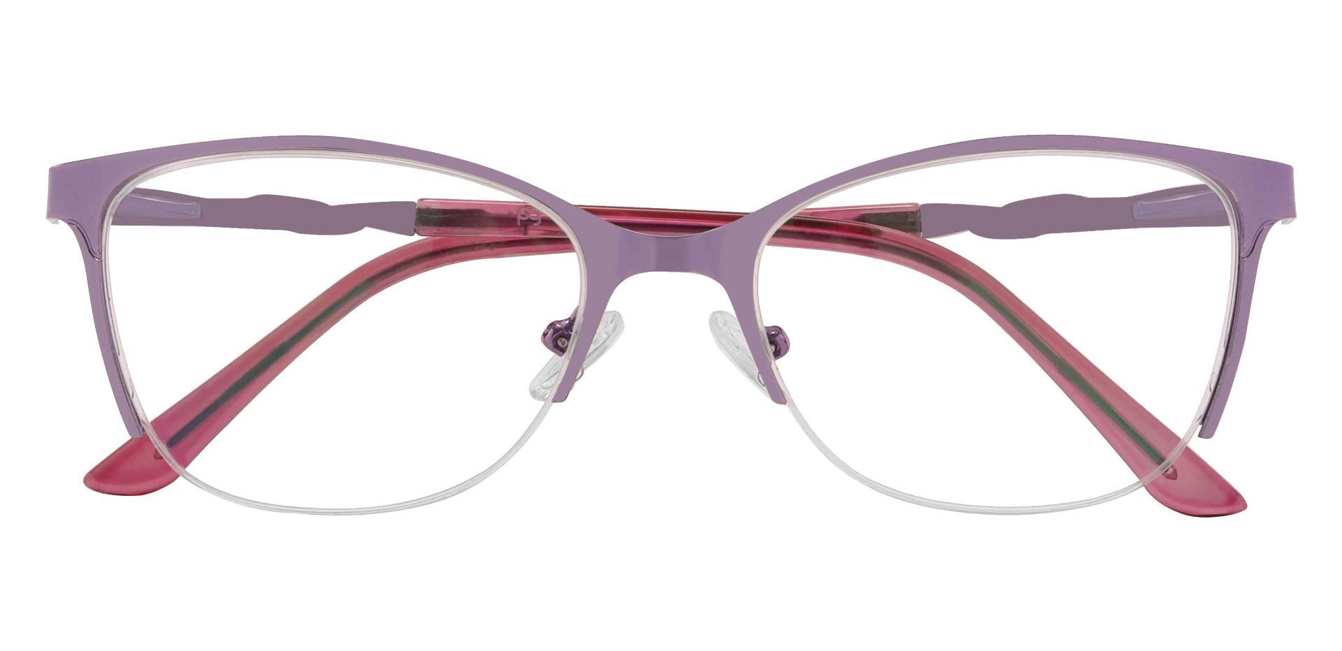 Topeka Cat Eye Lined Bifocal Glasses - Purple