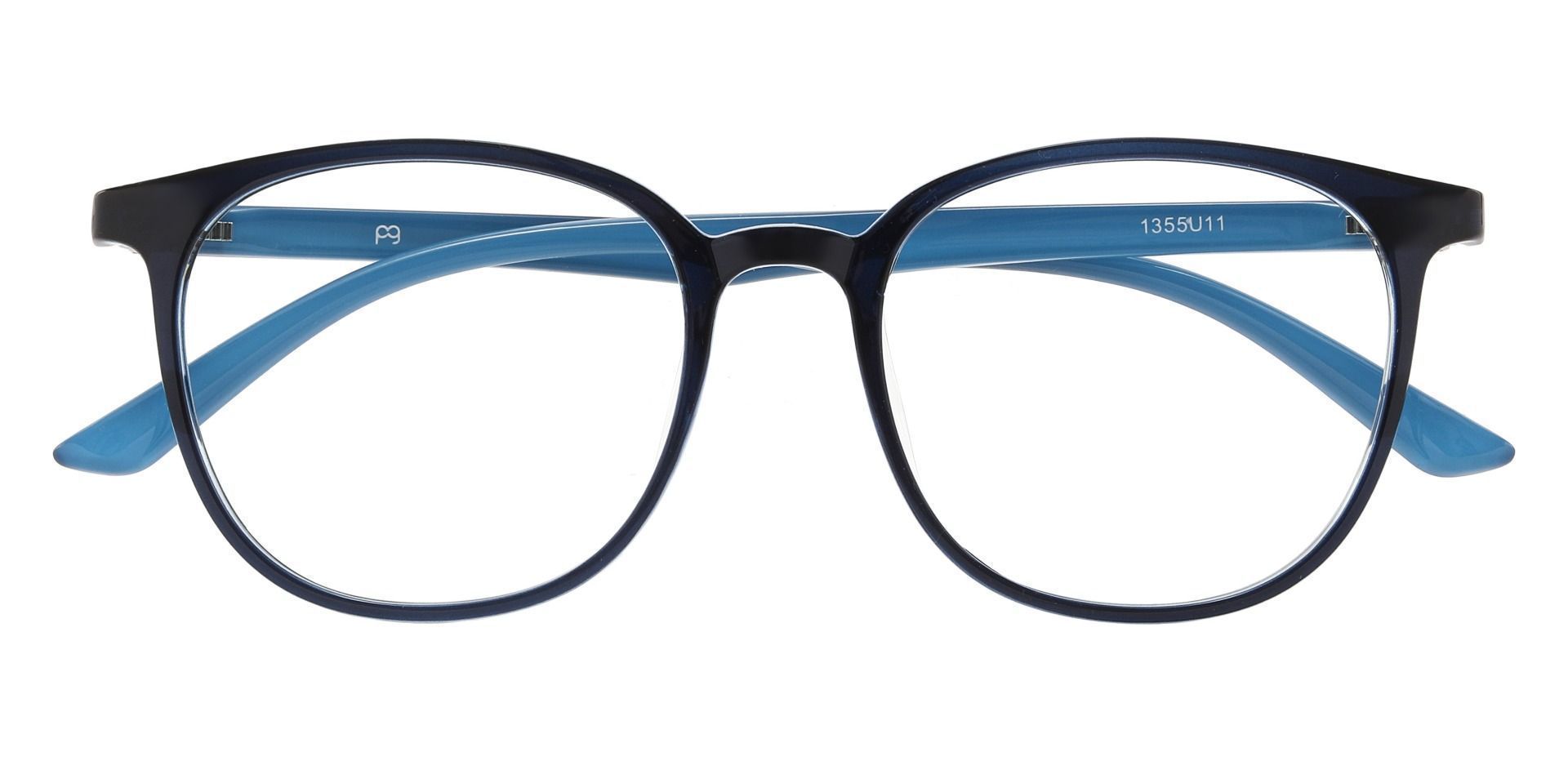 Kelso Square Blue Light Blocking Glasses - Blue
