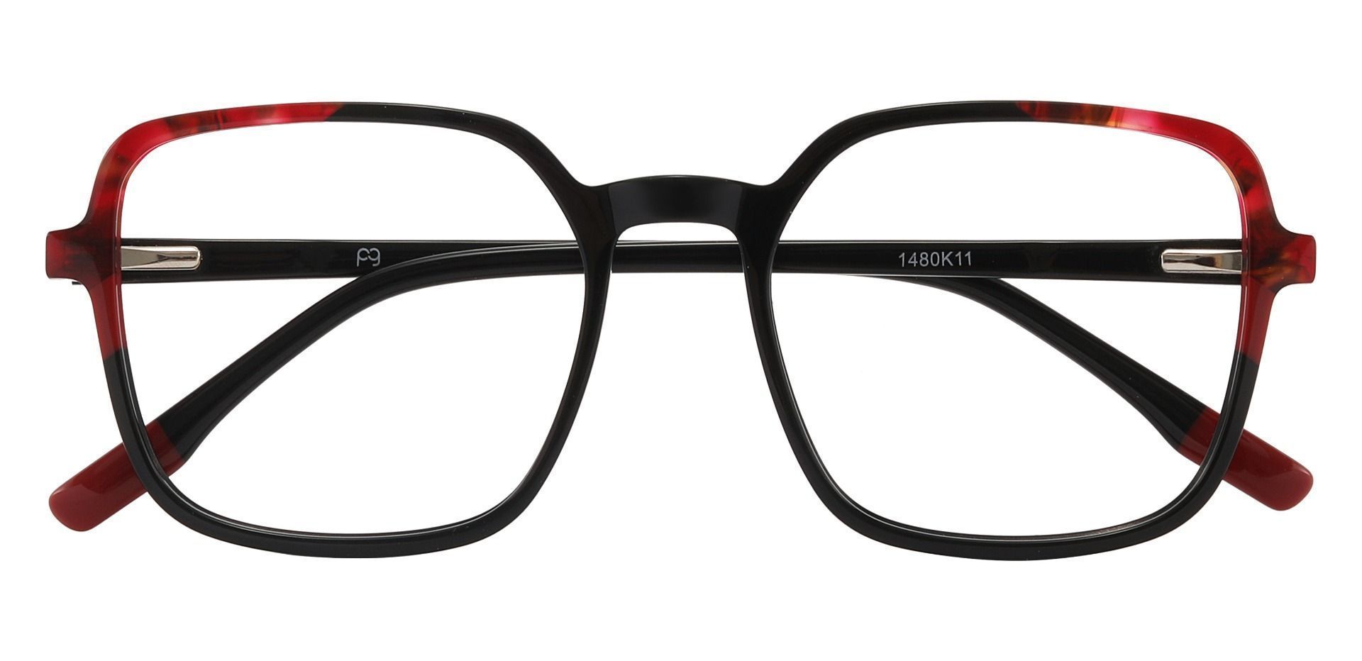 Medford Square Lined Bifocal Glasses - Black