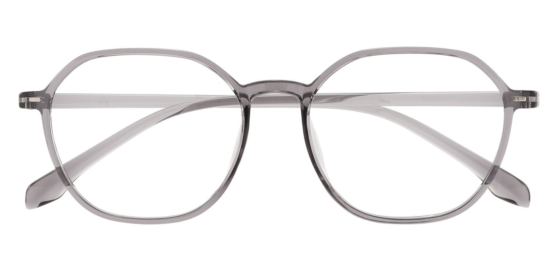 Detroit Geometric Prescription Glasses - Gray