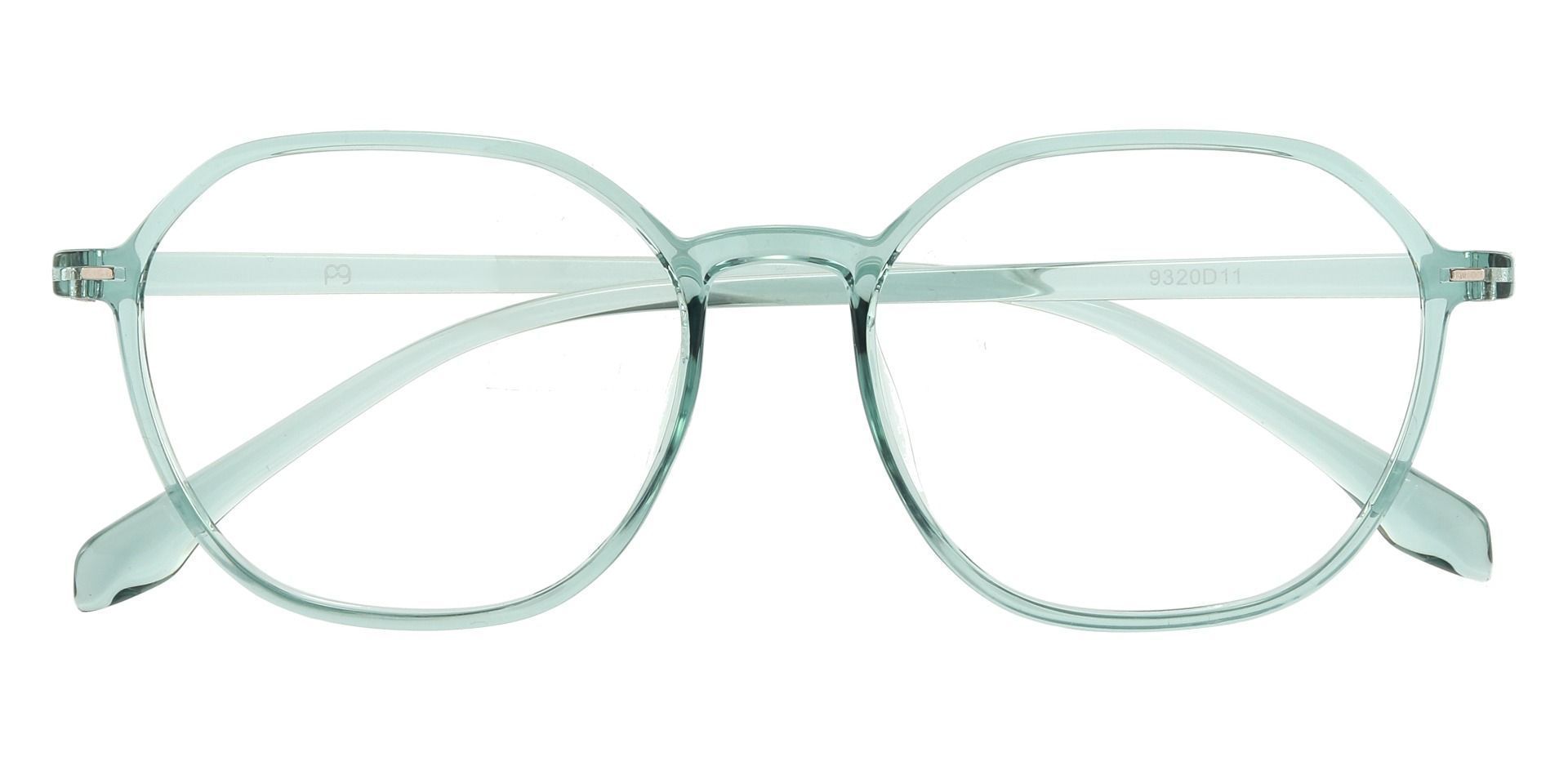 Detroit Geometric Prescription Glasses - Green