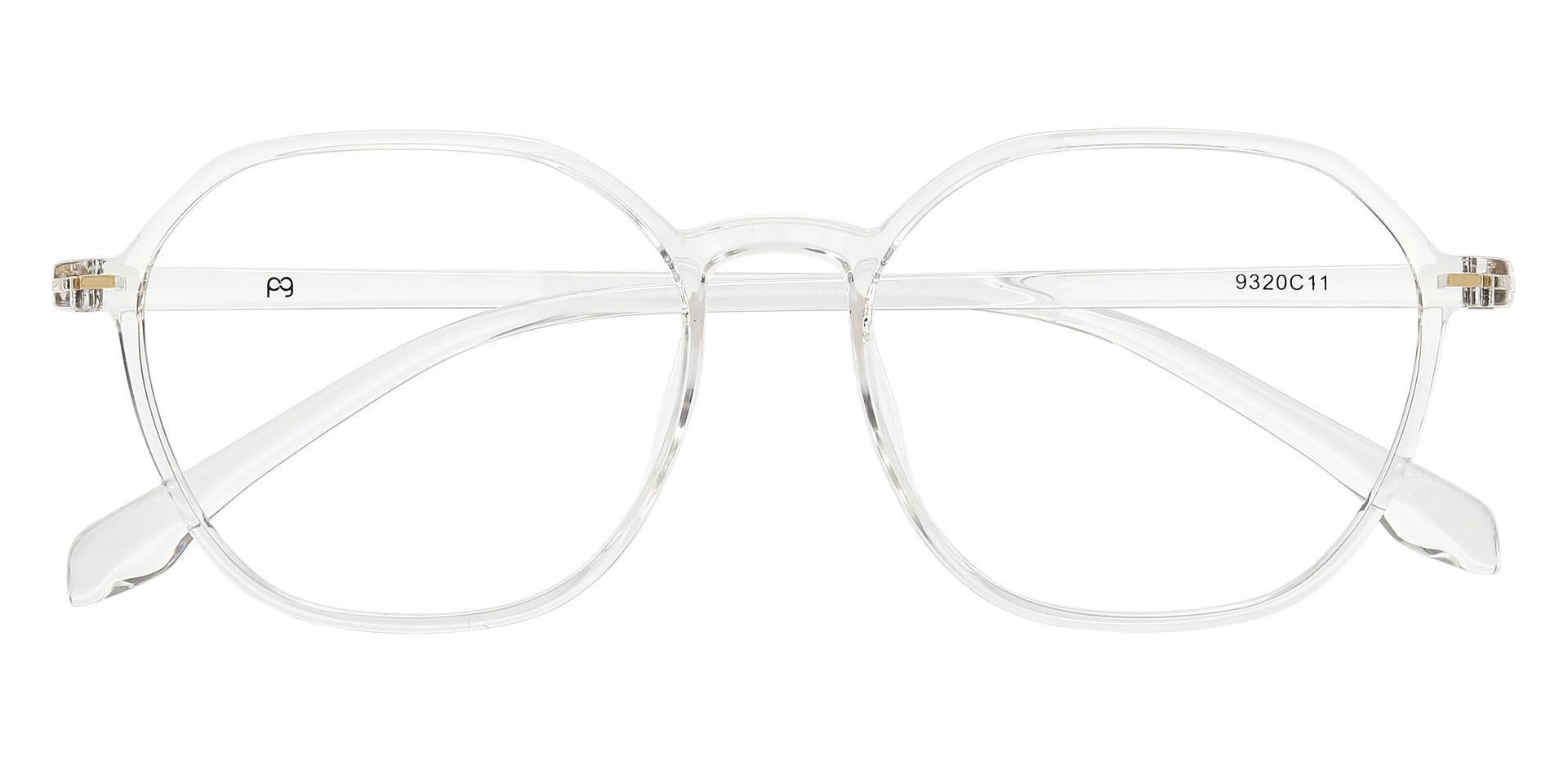 Detroit Geometric Lined Bifocal Glasses - Clear