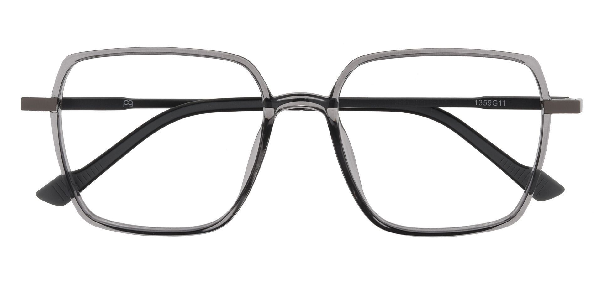 Zalma Square Prescription Glasses - Gray