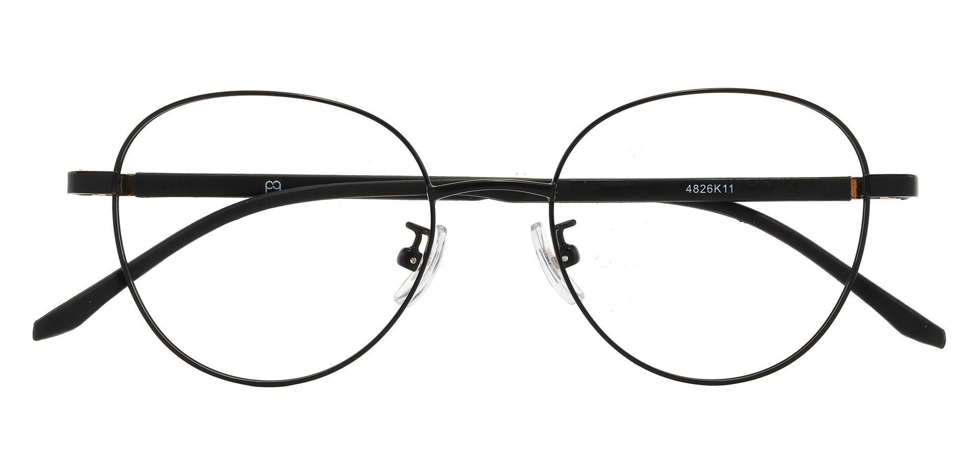 Meredith Oval Prescription Glasses - Black