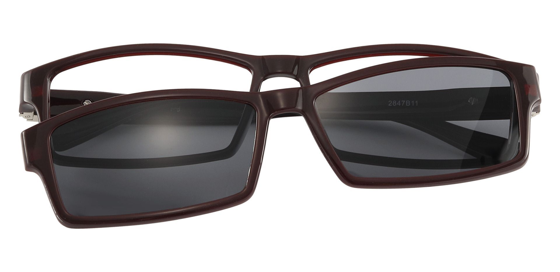 Dublin Rectangle Eyeglasses Frame Black Men's Eyeglasses Payne