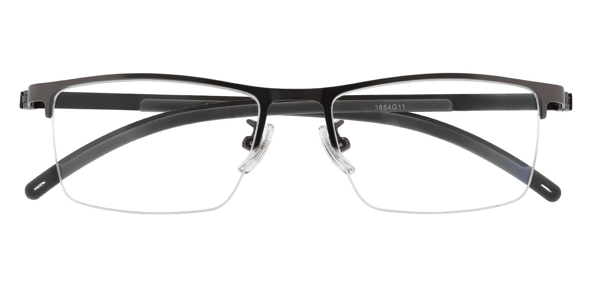 Shelton Rectangle Prescription Glasses - Gray