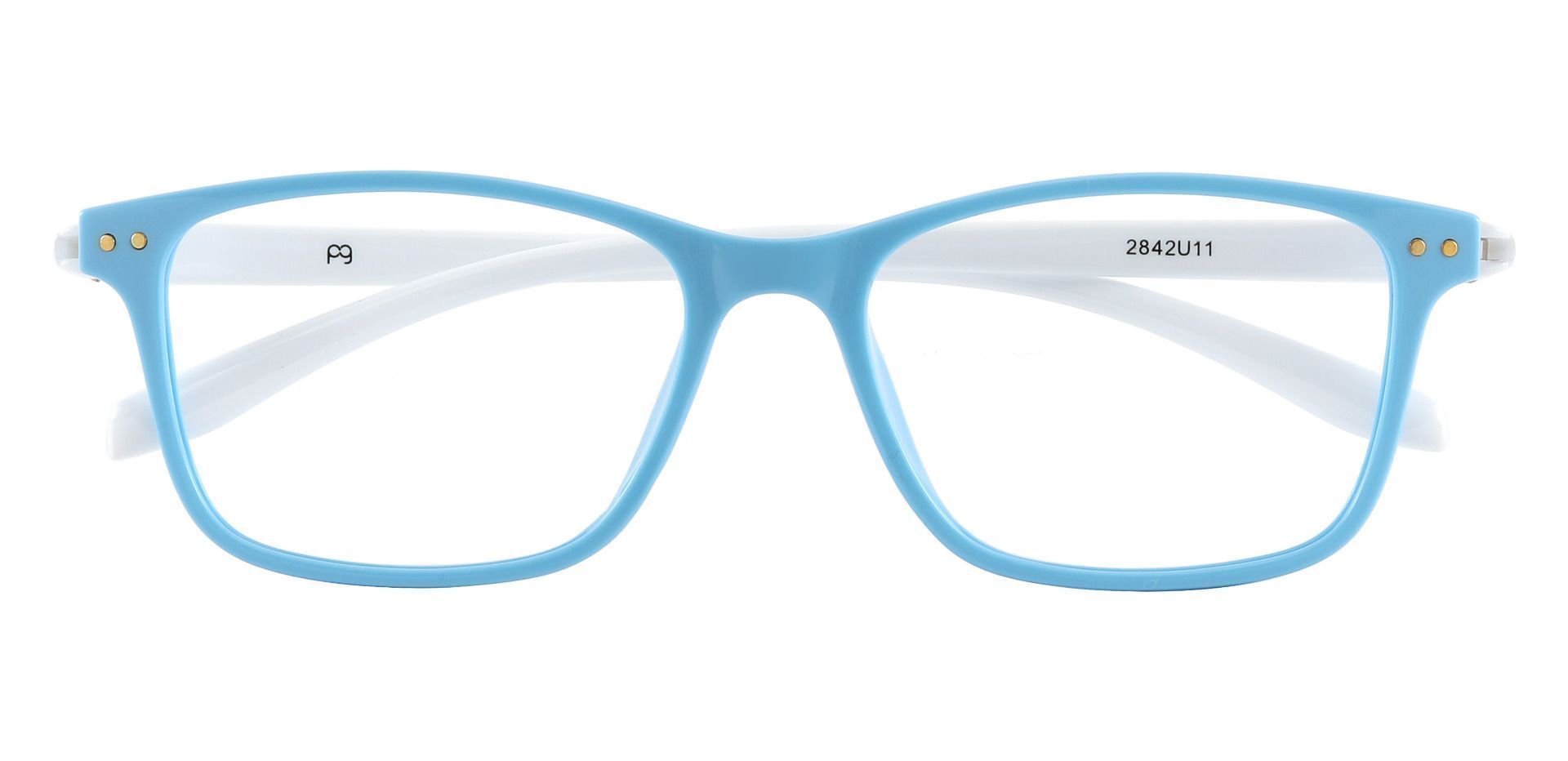 Norris Rectangle Prescription Glasses - Blue