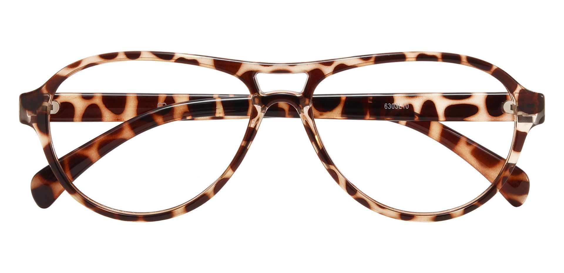 Sosa Aviator Prescription Glasses - Leopard