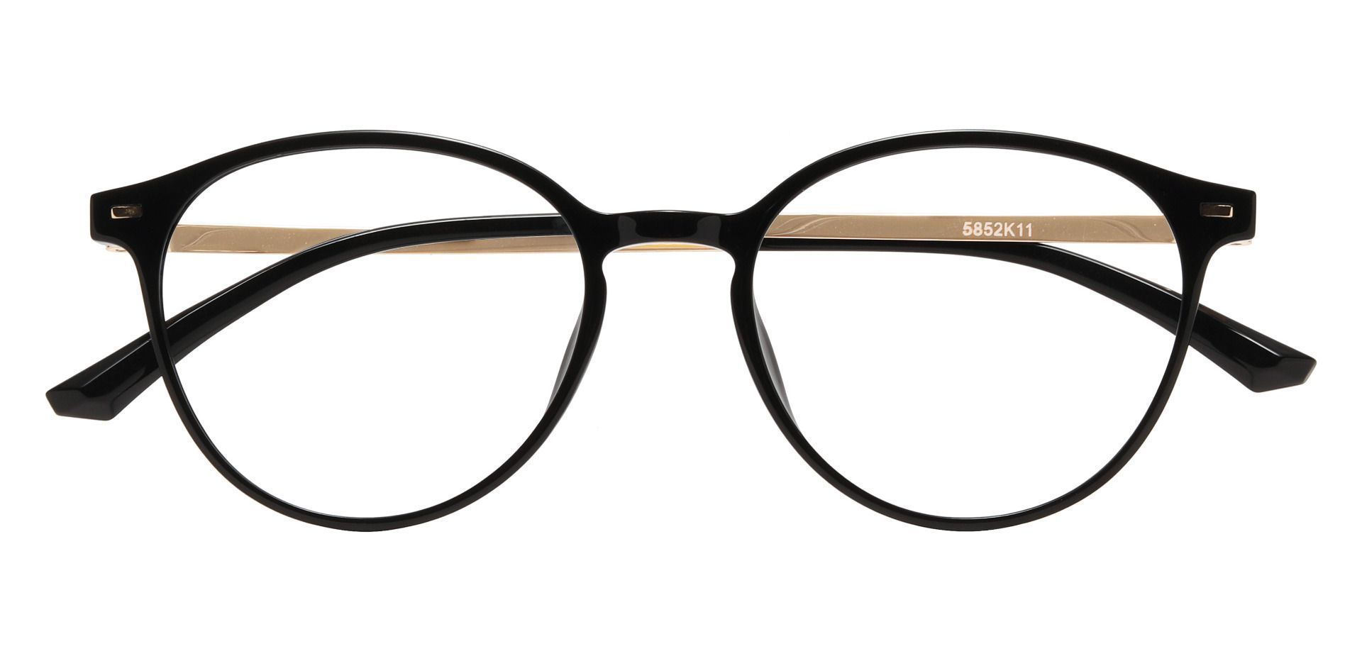 Springer Round Non-Rx Glasses - Black