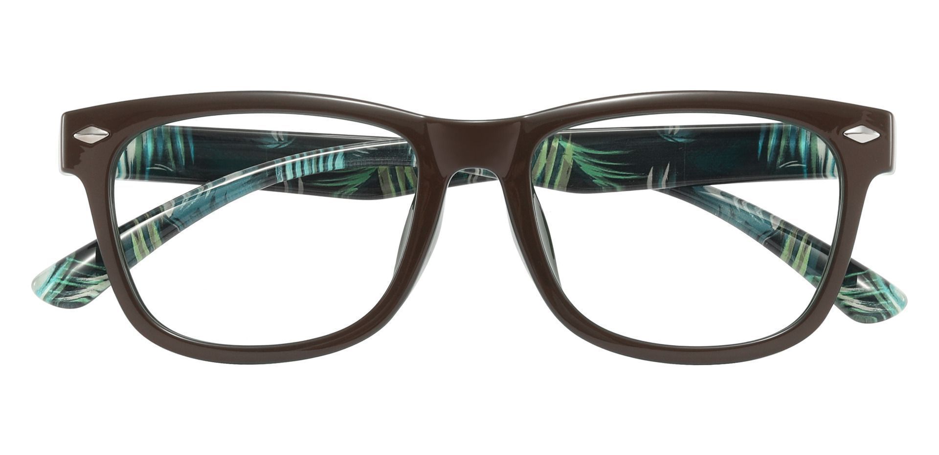 Shaler Square Progressive Glasses - Brown