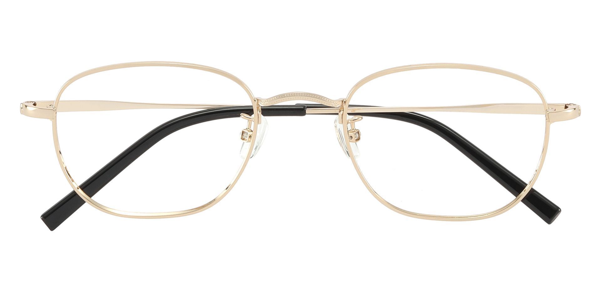 Greece Square Lined Bifocal Glasses - Gold