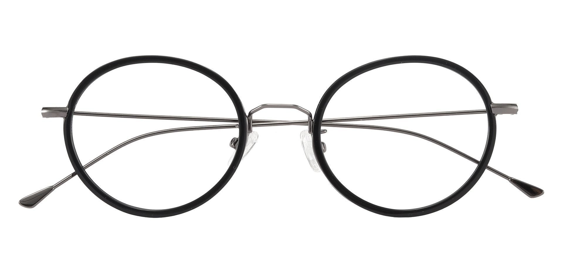 Malverne Oval Prescription Glasses - Black