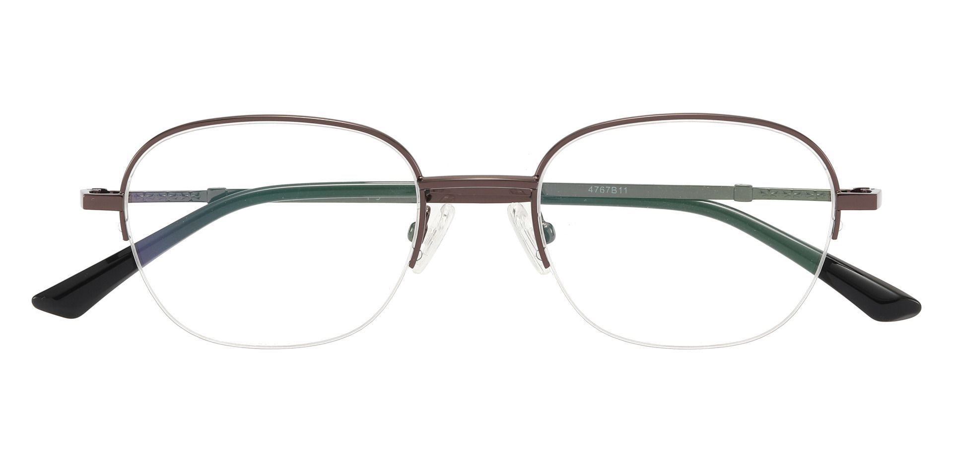 Rochester Oval Non-Rx Glasses - Brown
