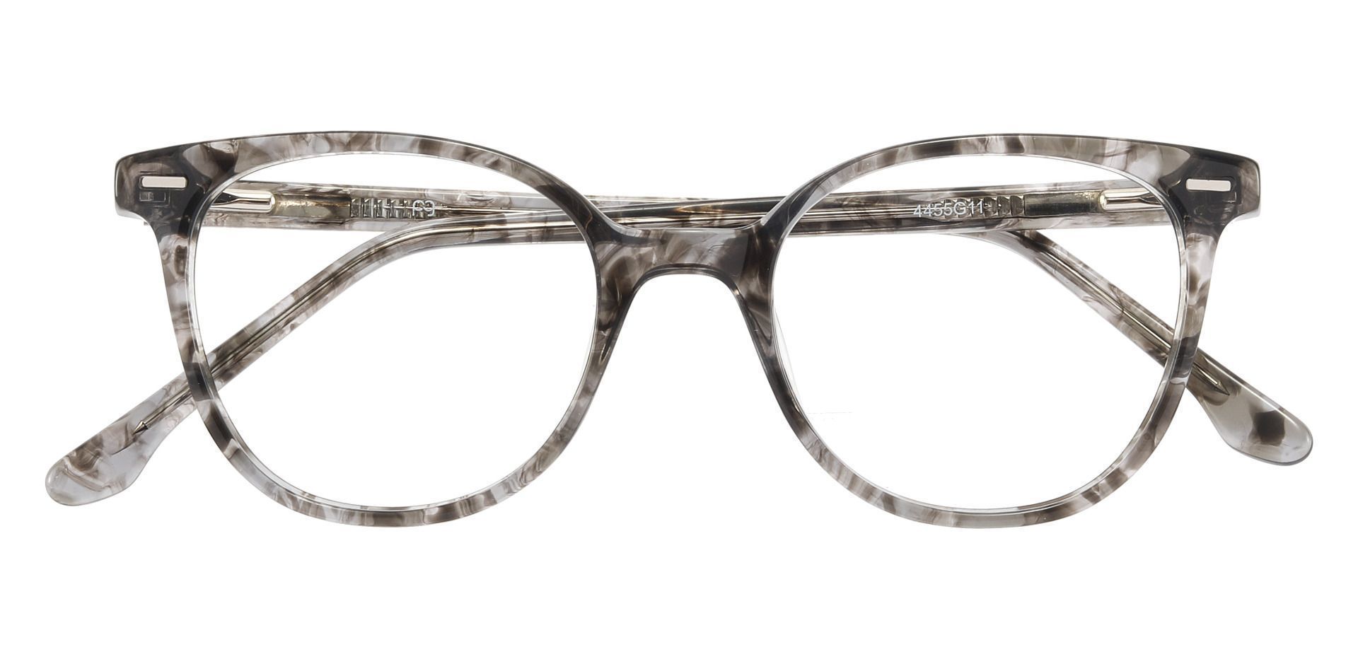 Chili Oval Non-Rx Glasses - Gray