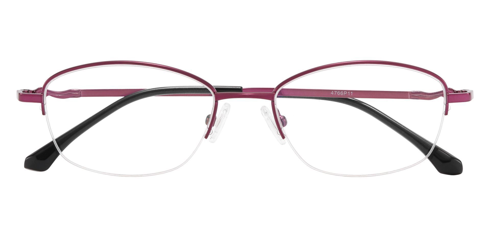 Beulah Oval Reading Glasses - Purple