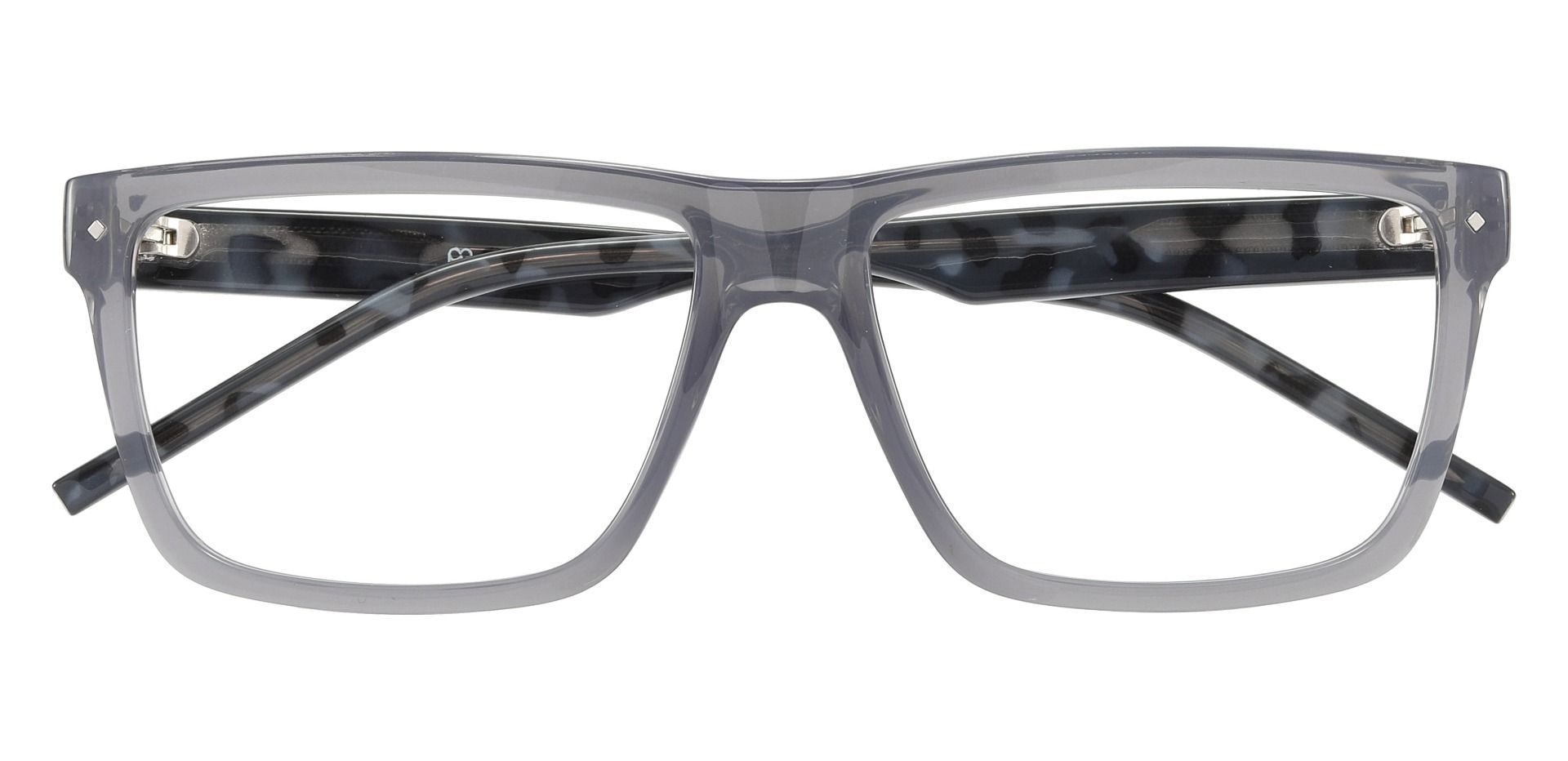 Carey Rectangle Progressive Glasses - Gray