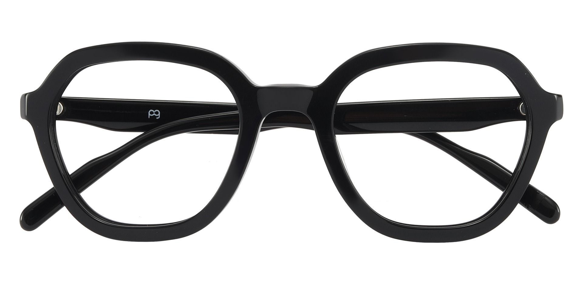 Burke Geometric Progressive Glasses - Black