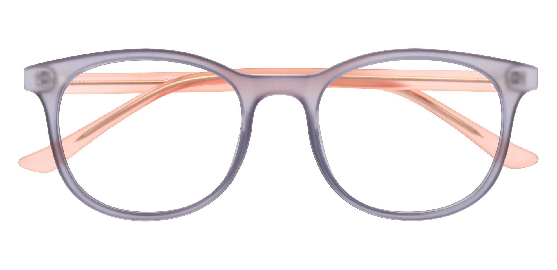 Bakersfield Round Lined Bifocal Glasses - Purple