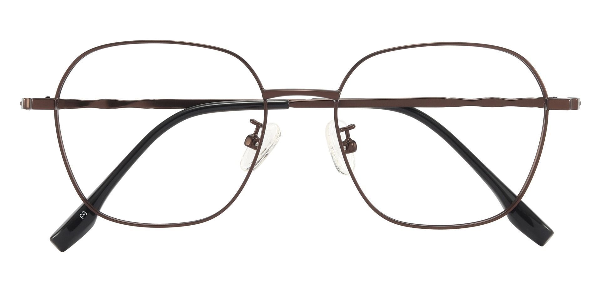 Crest Geometric Lined Bifocal Glasses - Brown