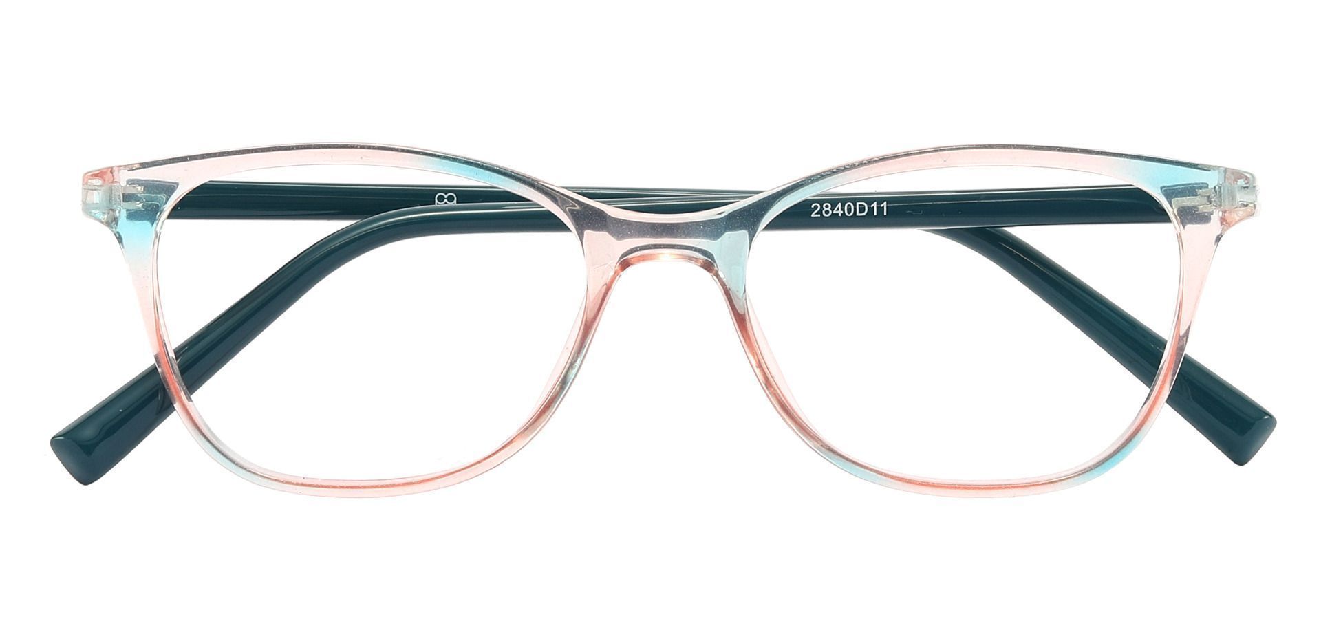 Bravo Rectangle Lined Bifocal Glasses - Green