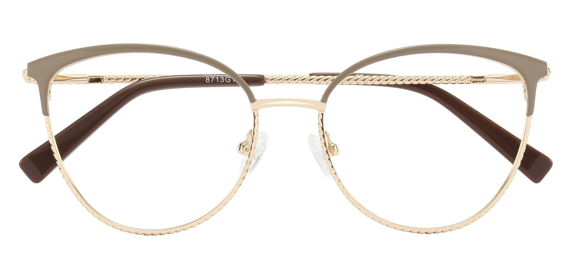 Tinora Cat Eye Prescription Glasses - Gray