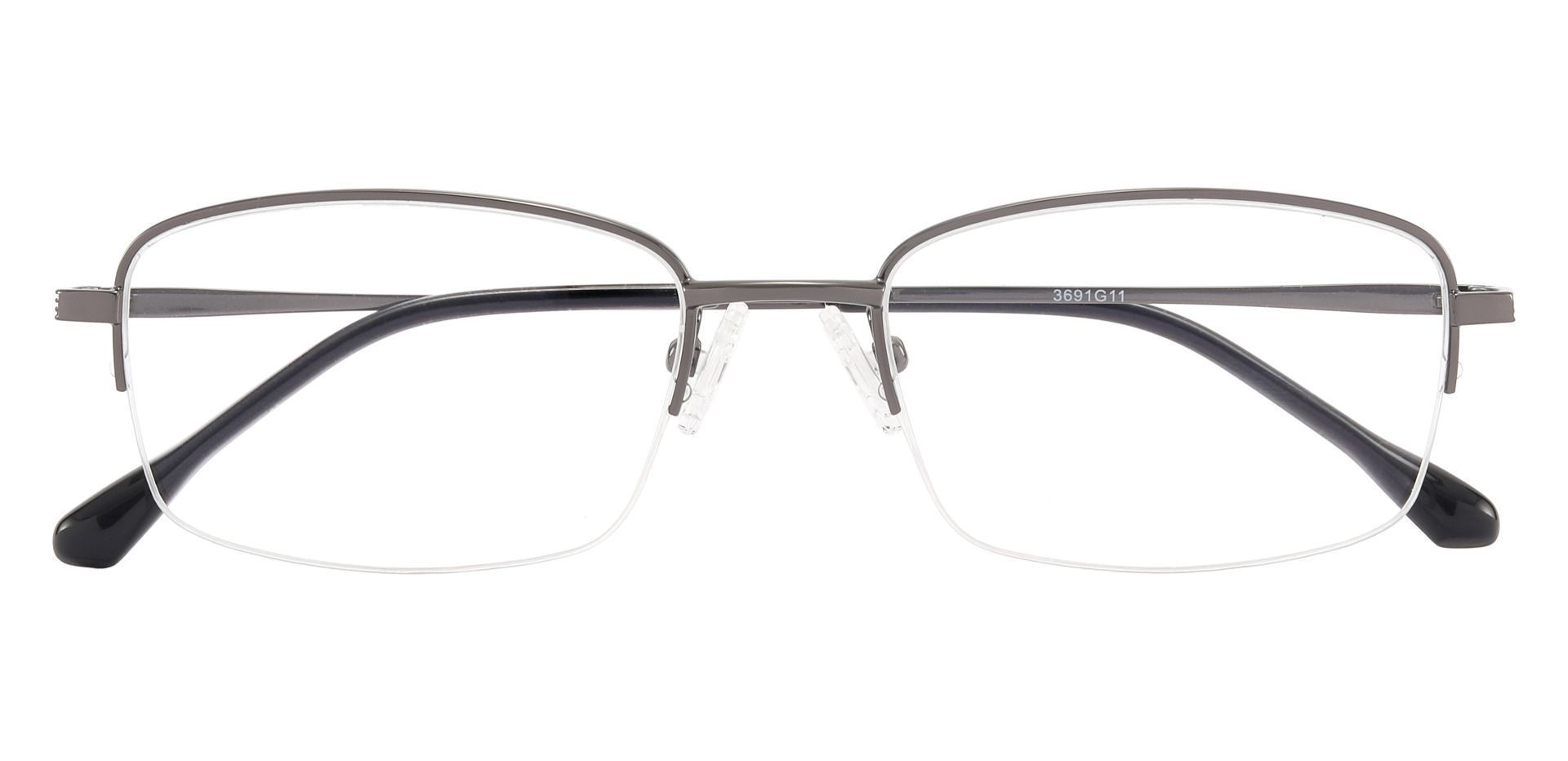 Lima Rectangle Lined Bifocal Glasses - Gray