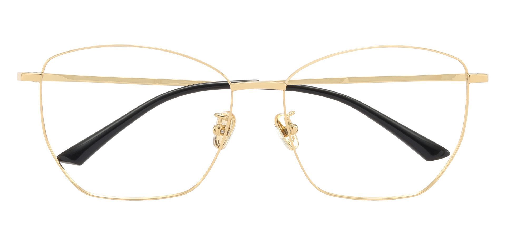 Boswell Geometric Eyeglasses Frame - Gold