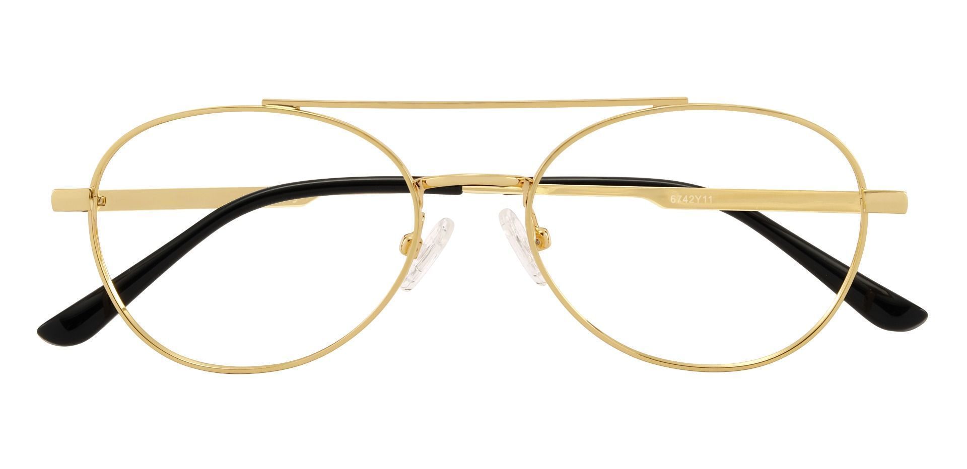 Hinton Aviator Prescription Glasses - Gold