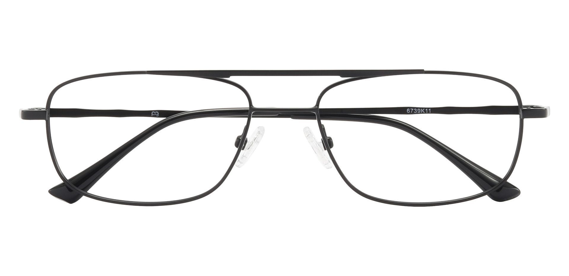 Hugo Aviator Prescription Glasses - Black