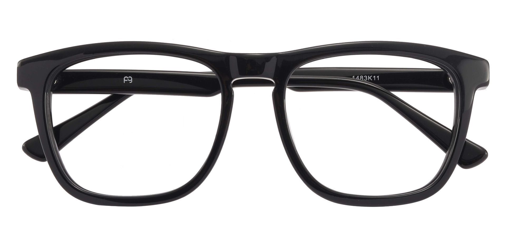 Reno Square Prescription Glasses - Black