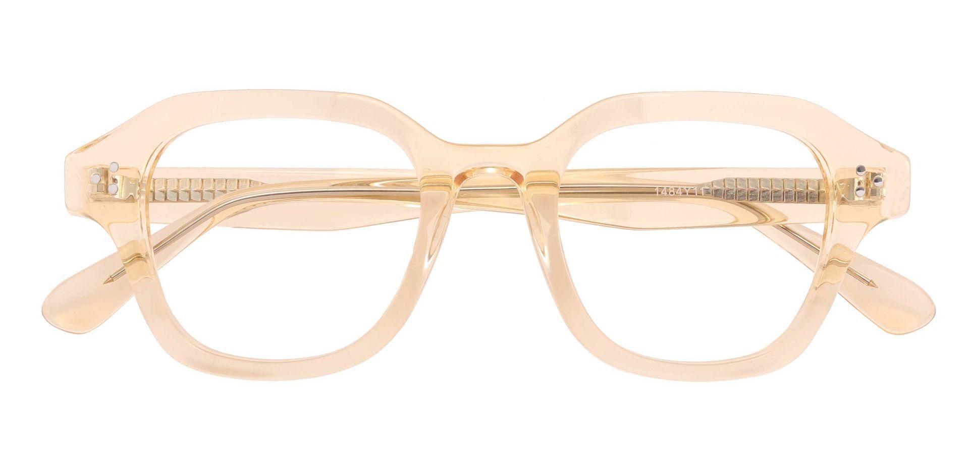 Bowman Square Lined Bifocal Glasses - Yellow