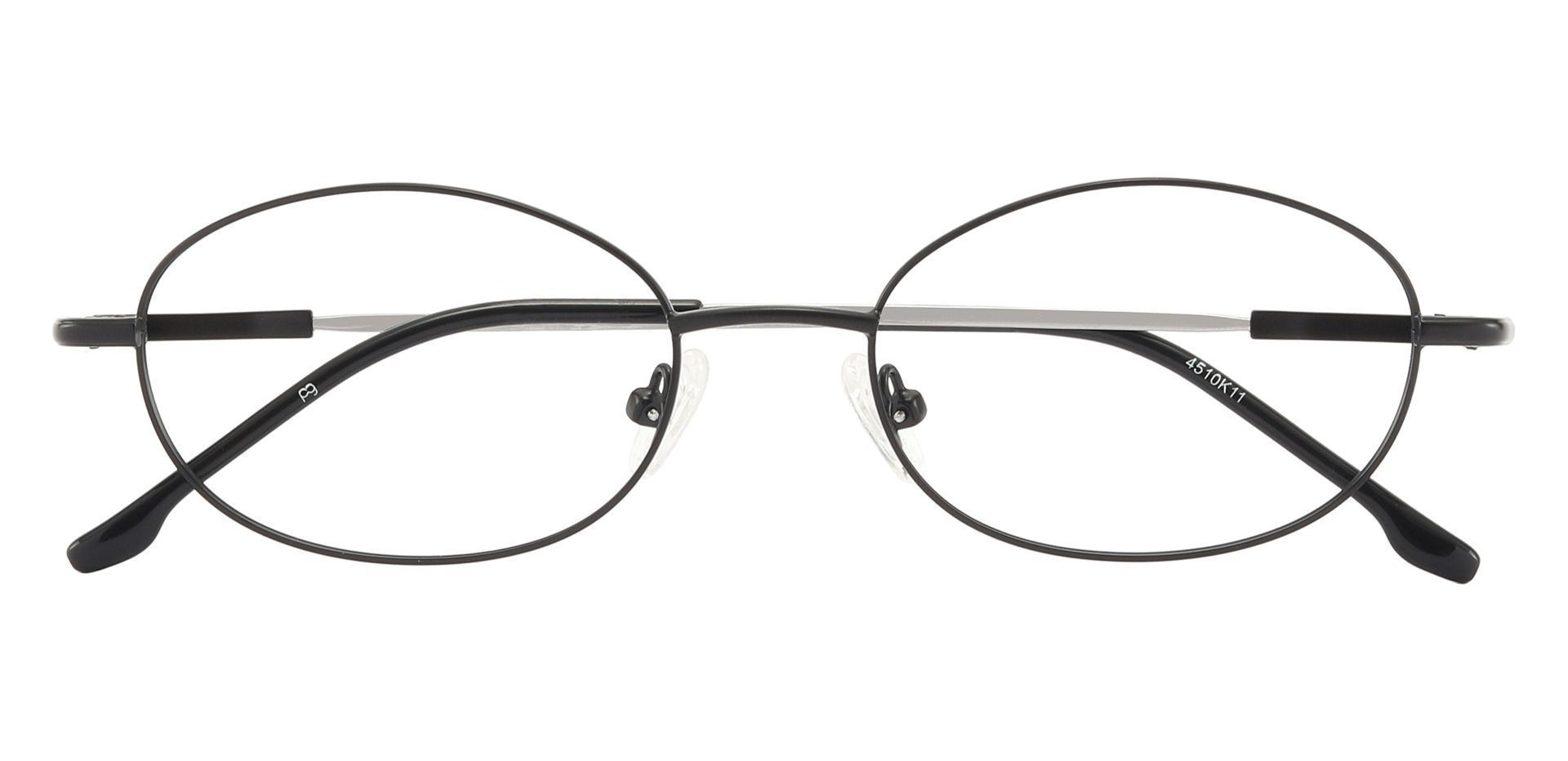 Calera Oval Prescription Glasses - Black