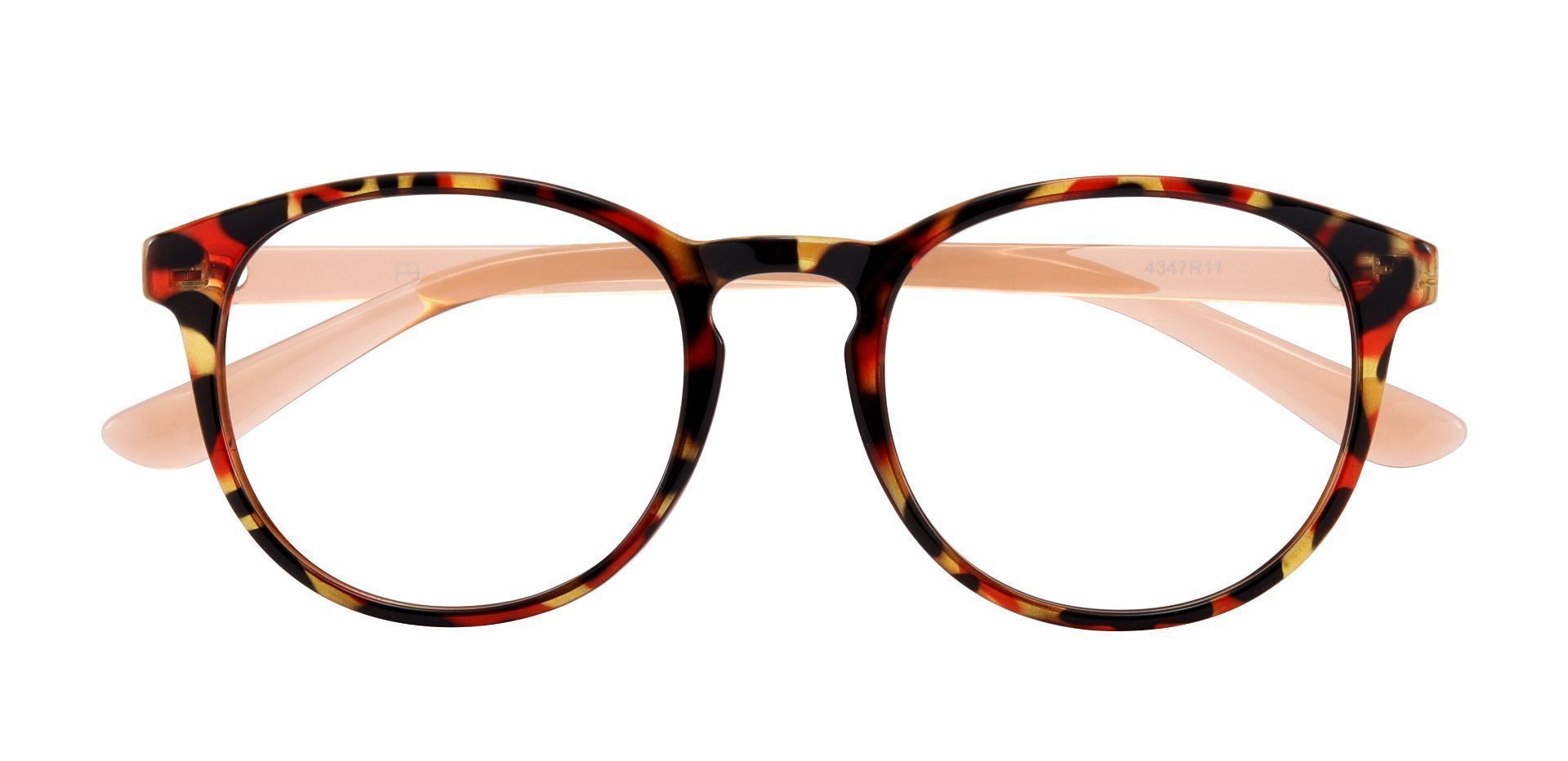 Clarita Oval Progressive Glasses - Red