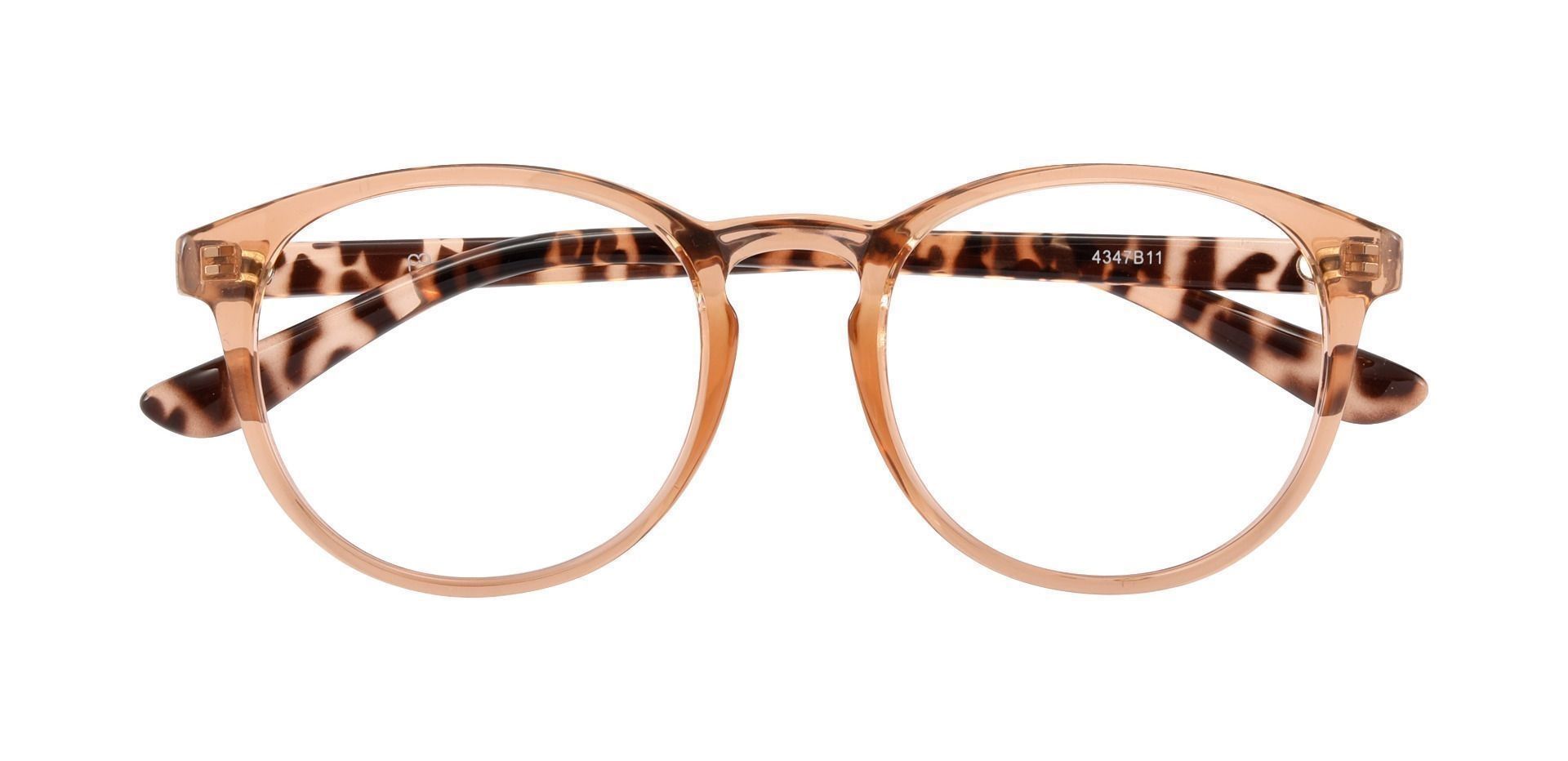 Clarita Oval Prescription Glasses - Brown