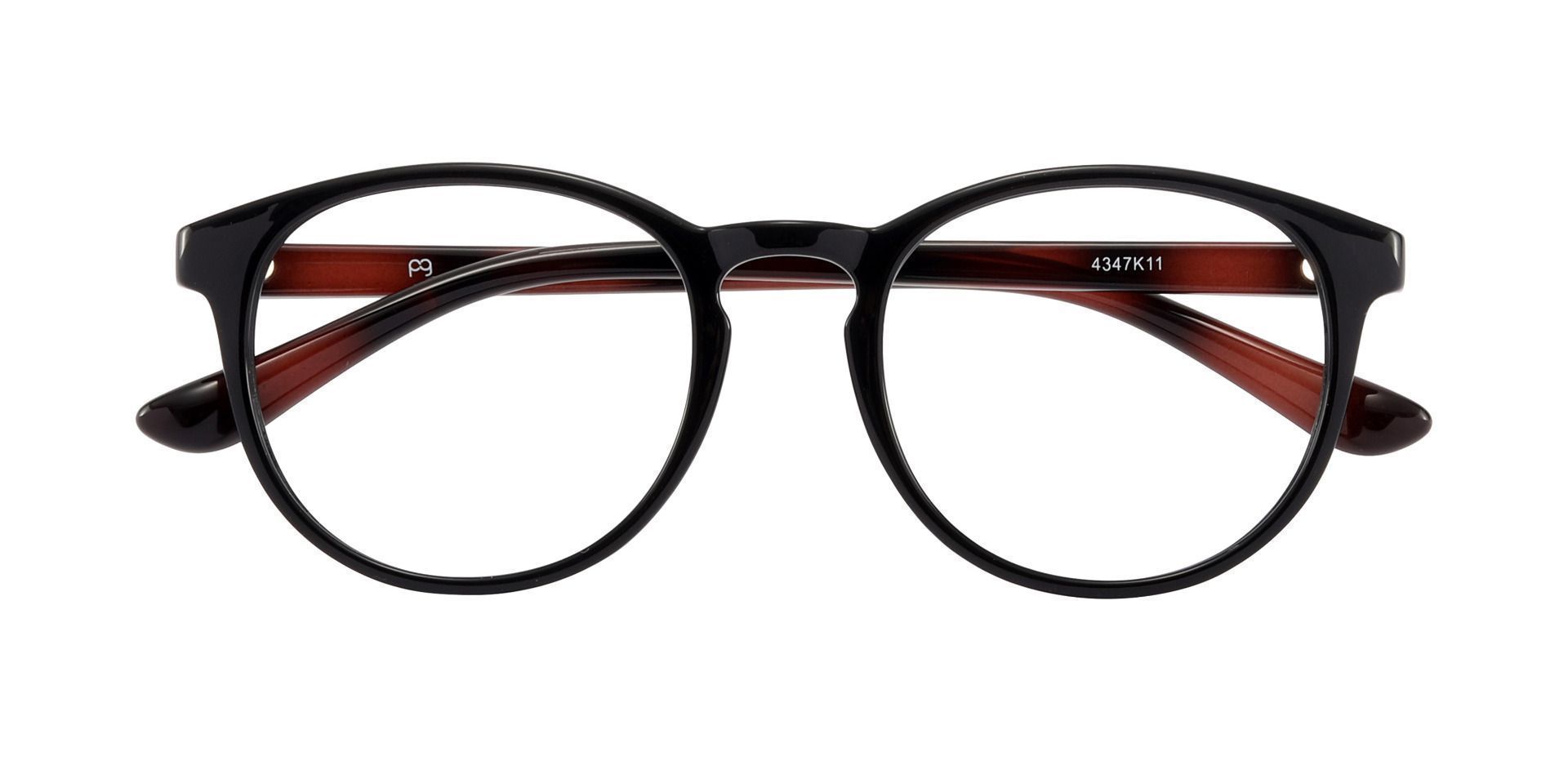 Clarita Oval Prescription Glasses - Black