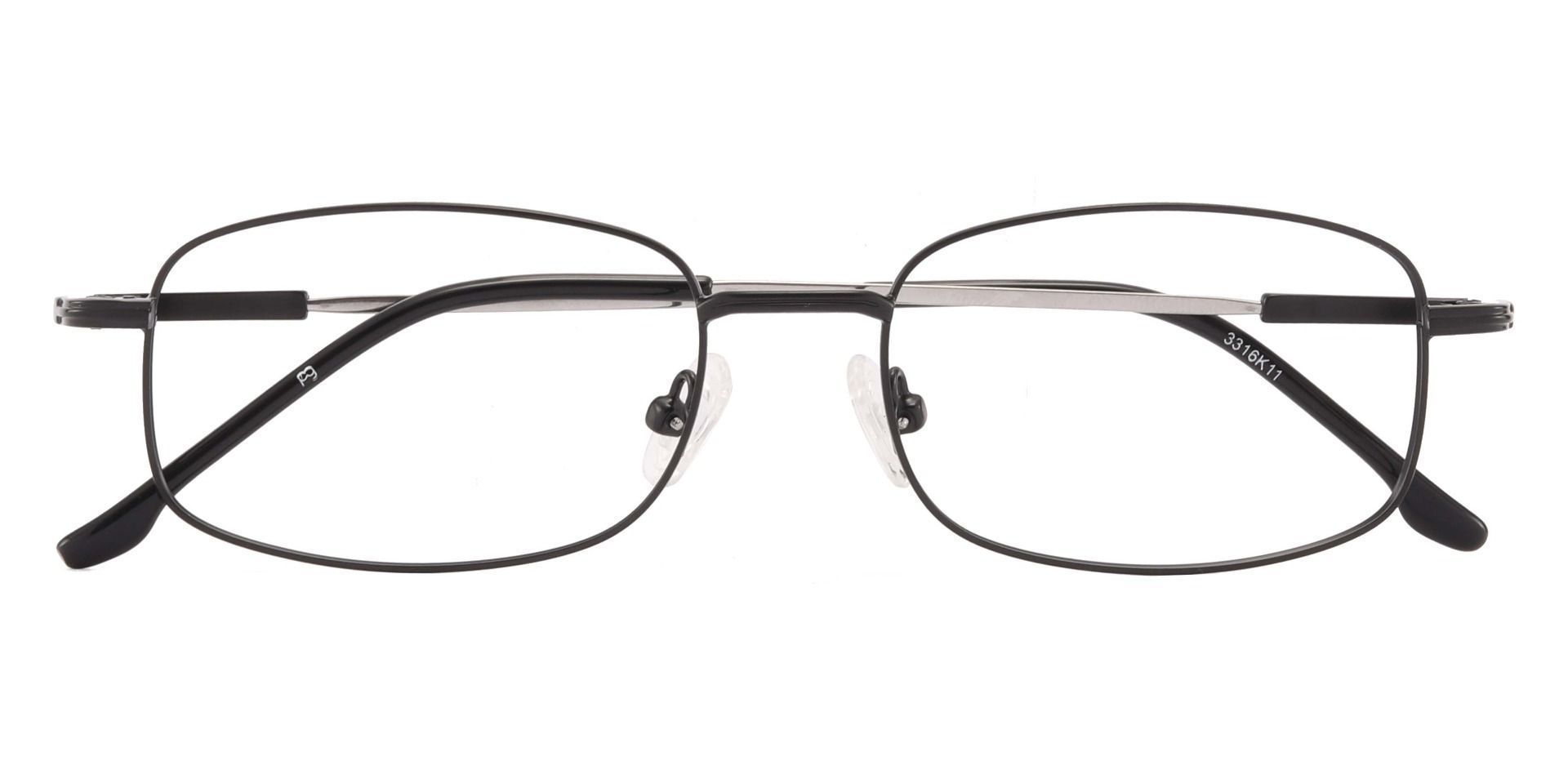 Tupelo Rectangle Prescription Glasses - Black