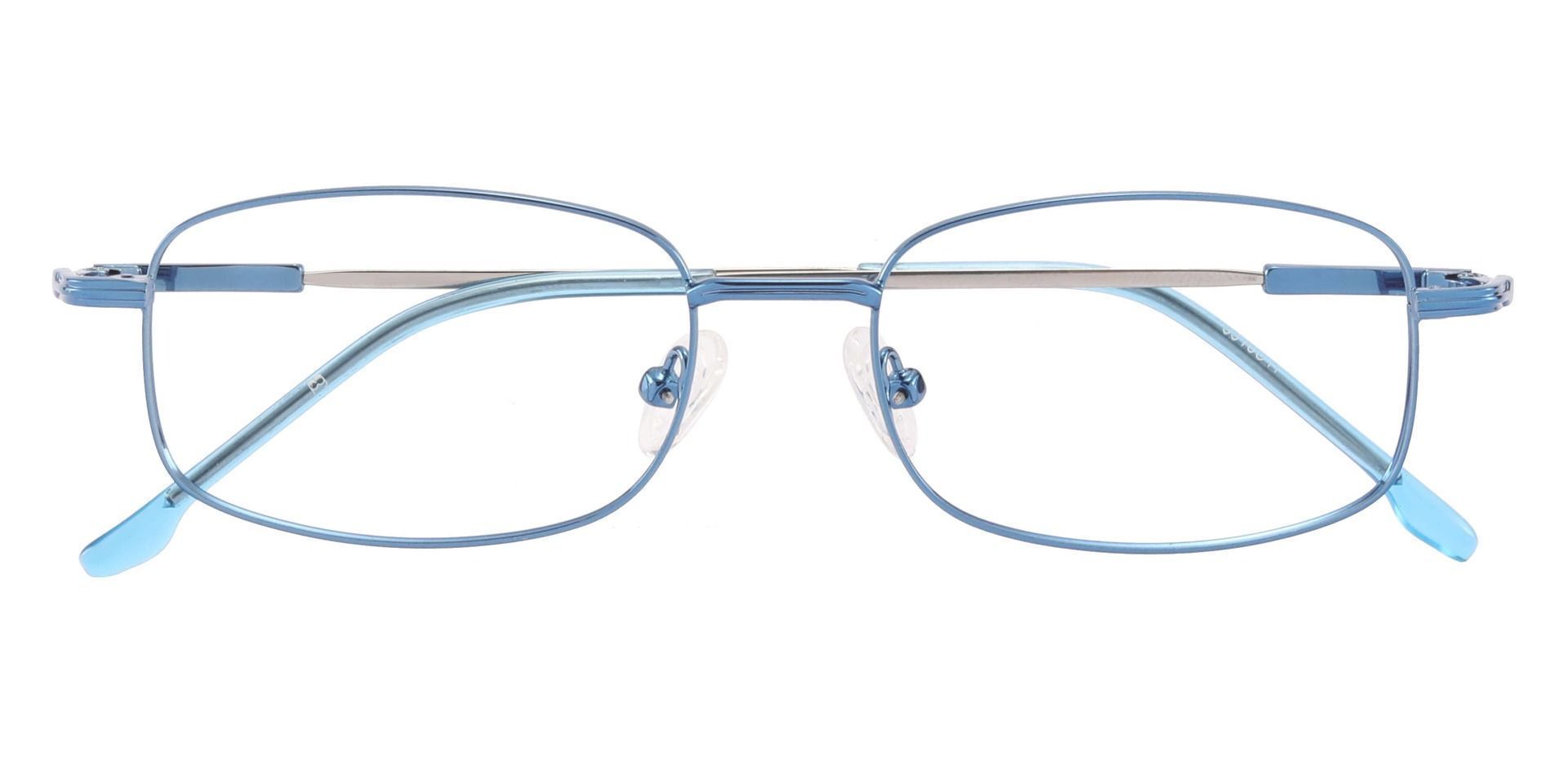 Tupelo Rectangle Blue Light Blocking Glasses - Blue