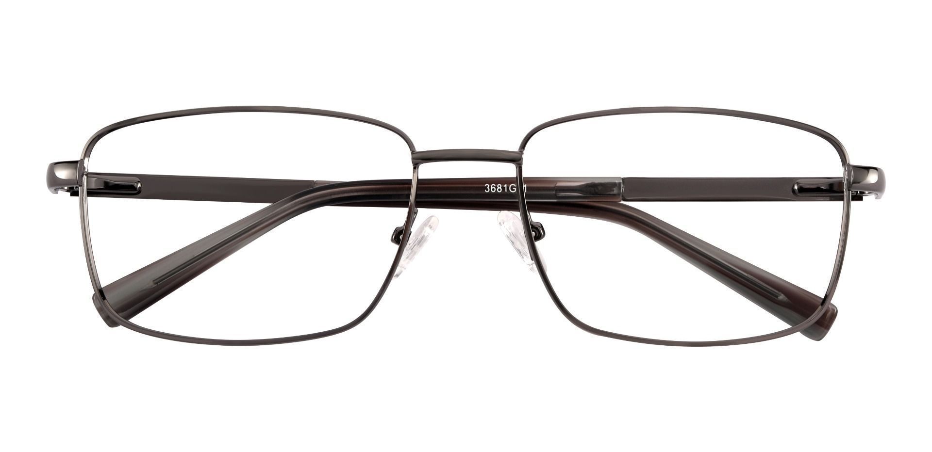 Marshall Rectangle Lined Bifocal Glasses - Gray